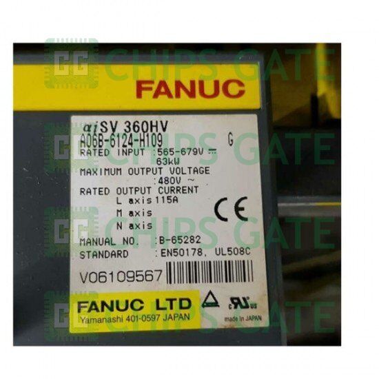 Used Fanuc A06B-6124-H109 Servo Amplifier - FANUC