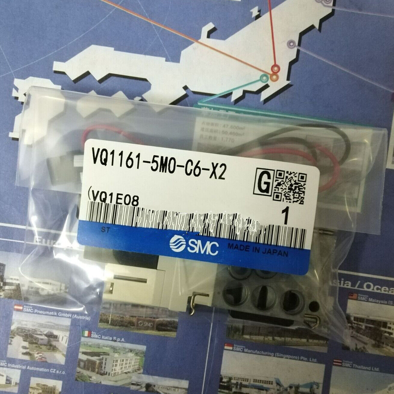 1PC SMC VQ1161-5MO-C6-X2 Solenoid Valve - SMC