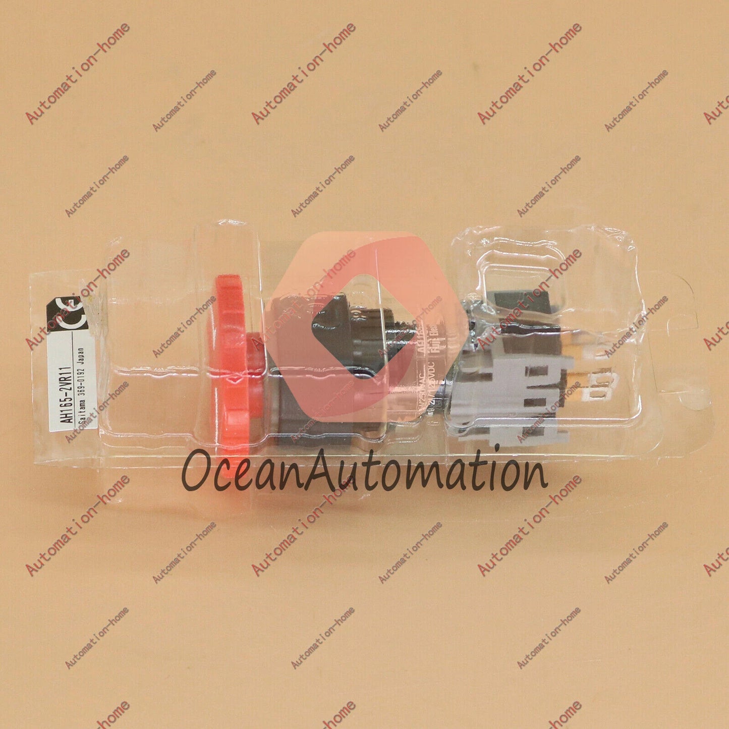 1pcs Fuji Electric AH165-2VR11 Emergency stop button switch