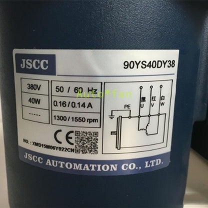 1PCS  JSCC 90YS40DY38 Speed Regulating Motor 380V 40W