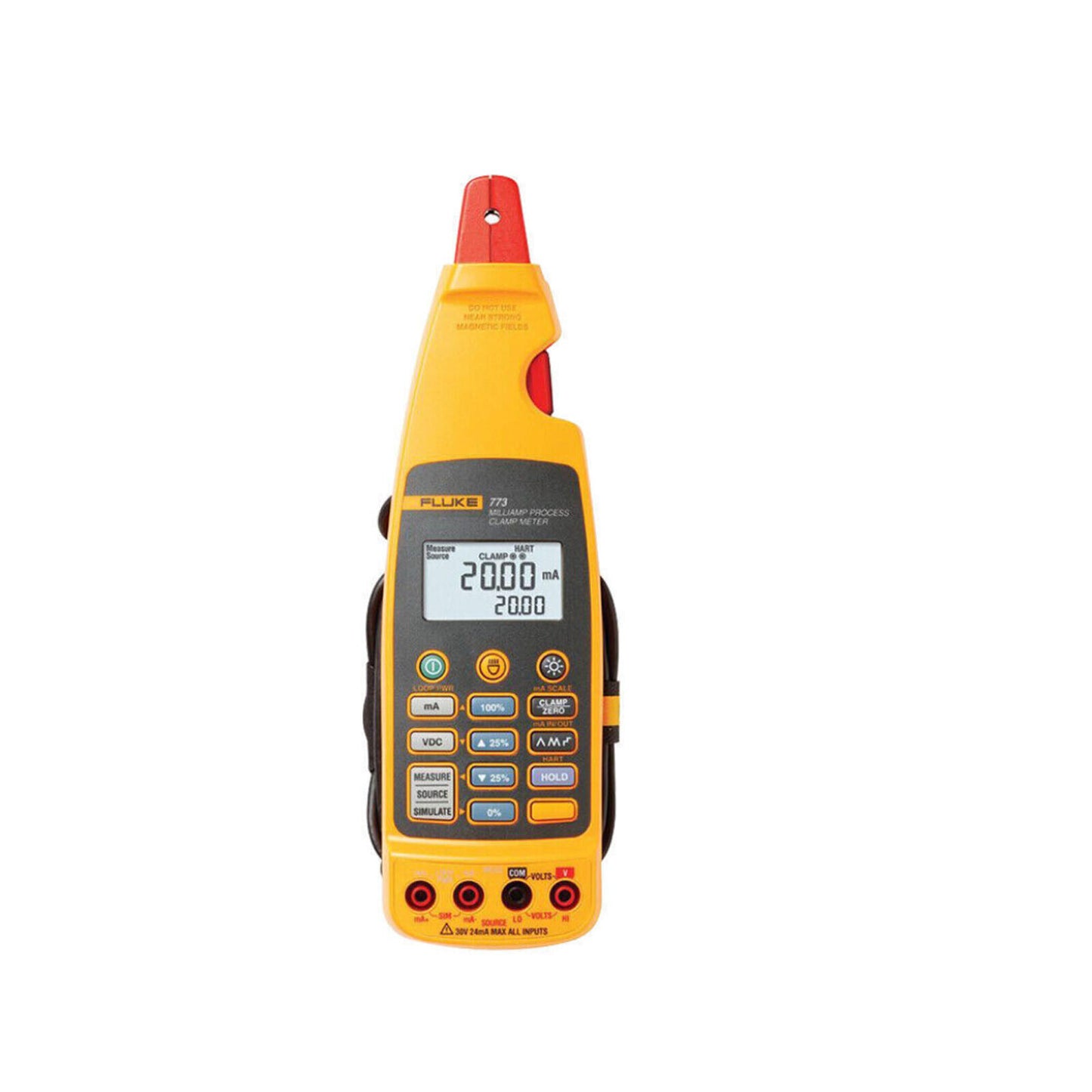 Fluke 773 Milliamp Process Clamp Meter with Soft Case F773 - Durable Clamp Meter for Industrial Use - FLUKE