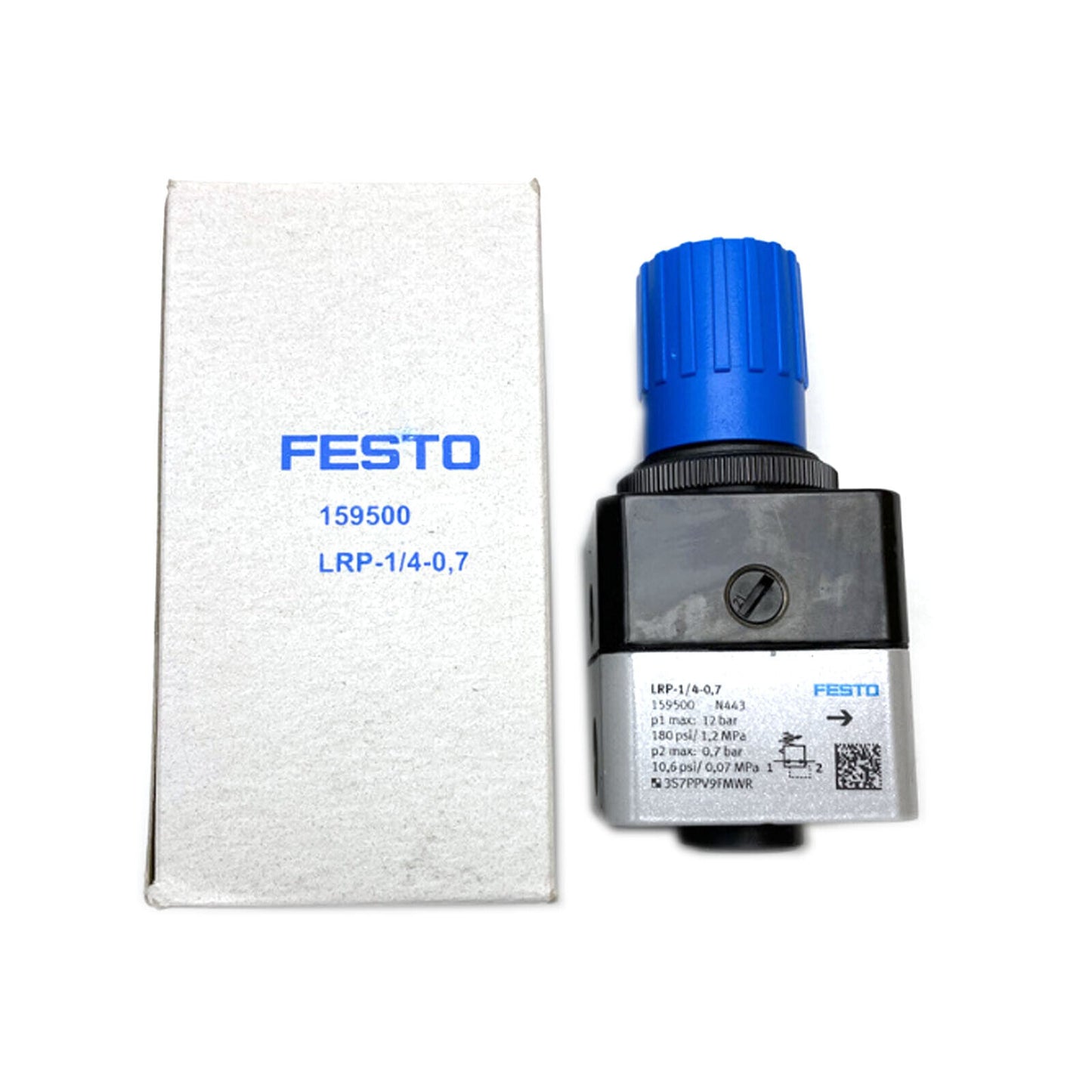 In Box FESTO LRP-1 4-0.7 159500 Compact Pressure-Compensated Solenoid Valve - FESTO