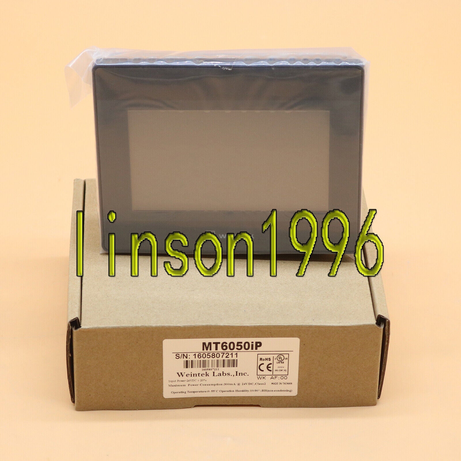 1PCS Weinview Touch Screen MT6050IP 7-inch 1080p 240Hz IPS Touchscreen Display with 1 Year Warranty - WEINVIEW