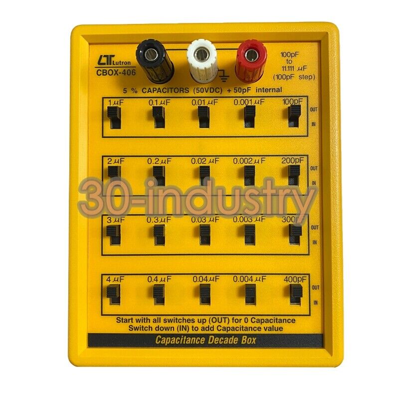 1pcs CBOX-406 small portable high precision debuggable capacitance box tester - KOEED