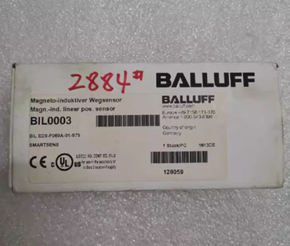 new  BALLUFF BIL0003 BIL ED0-P060A-01-S75 Inductive Linear Sensor BALLUFF