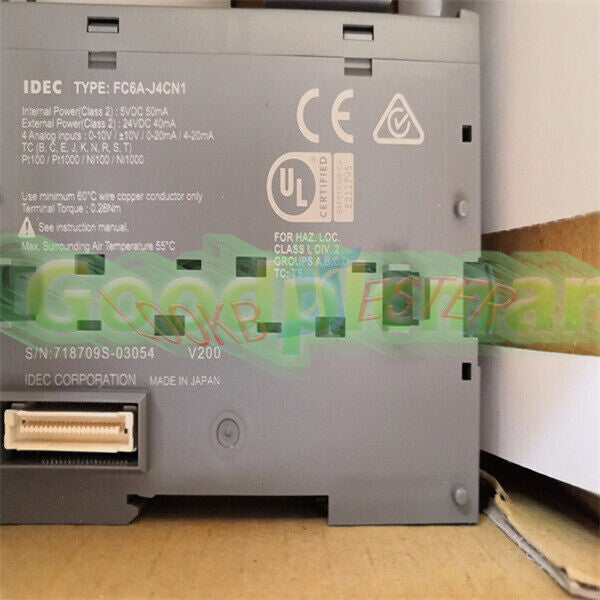 IDEC PLC Programmable Controller Module FC6A-J4CN1 1Pcs/
