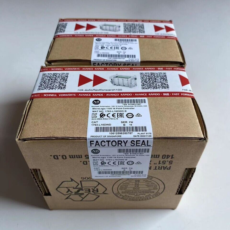 MicroLogix 1100 16-Point Controller, Sealed AB 1763-L16DWD - MICROLOGIX