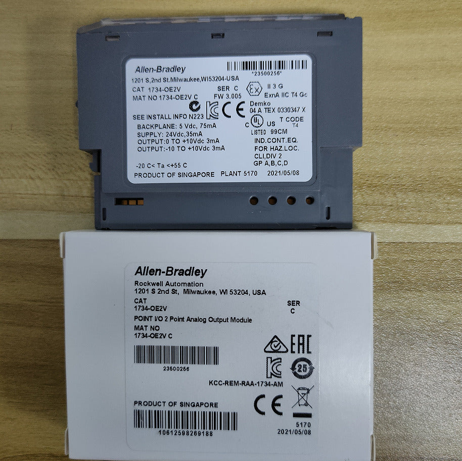 AB 1734-OE2V C POINT 2 Point Analog Output Module New Sealed 2022 - AB PRODUCTS