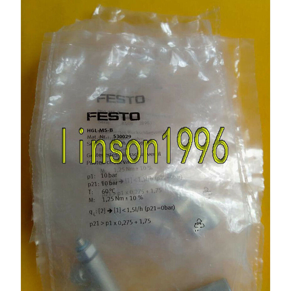 FESTO HGL-M5-B Check Valve Fast Delivery - FESTO