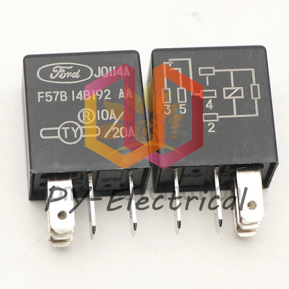 F57B 14B 192 AA 5 Pin 20A/10A 12VDC JQ114A Ford automotive relay 5PCS