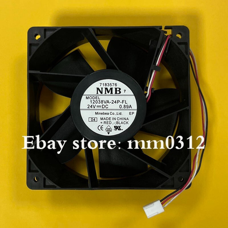NMB 12038VA-24P-FL 12038 DC24V 0.89A 12CM 3-Pin Inverter Cooling Fan