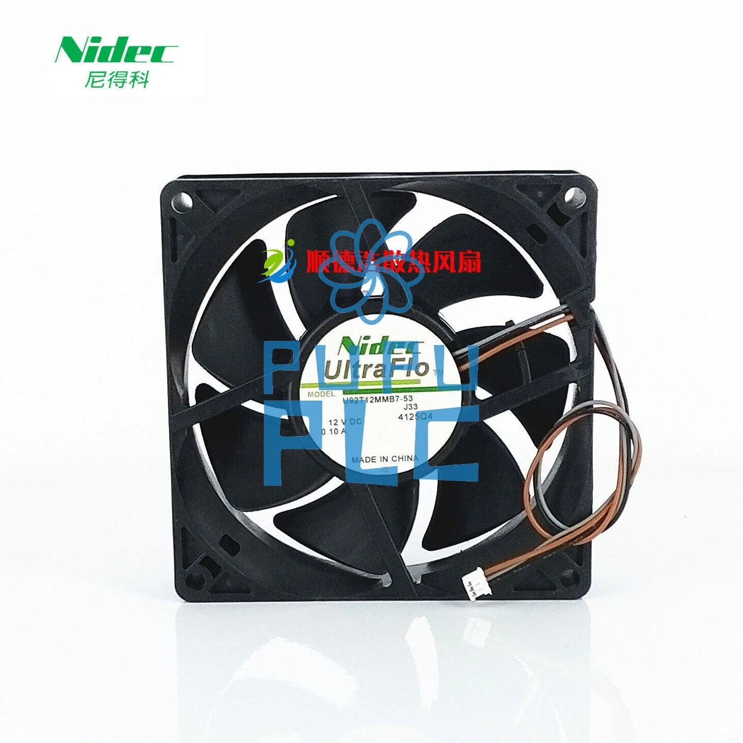 NIDEC Fan U92T12MMB7-53 9CM 12V 0.10A~