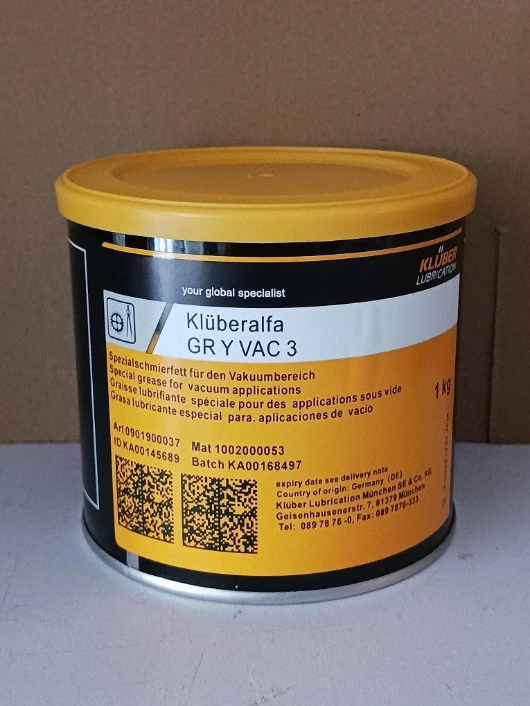 KLUBER Lubrication Kluberalfa GR Y VAC 3 1kg ( 35.3 OZ) free ship