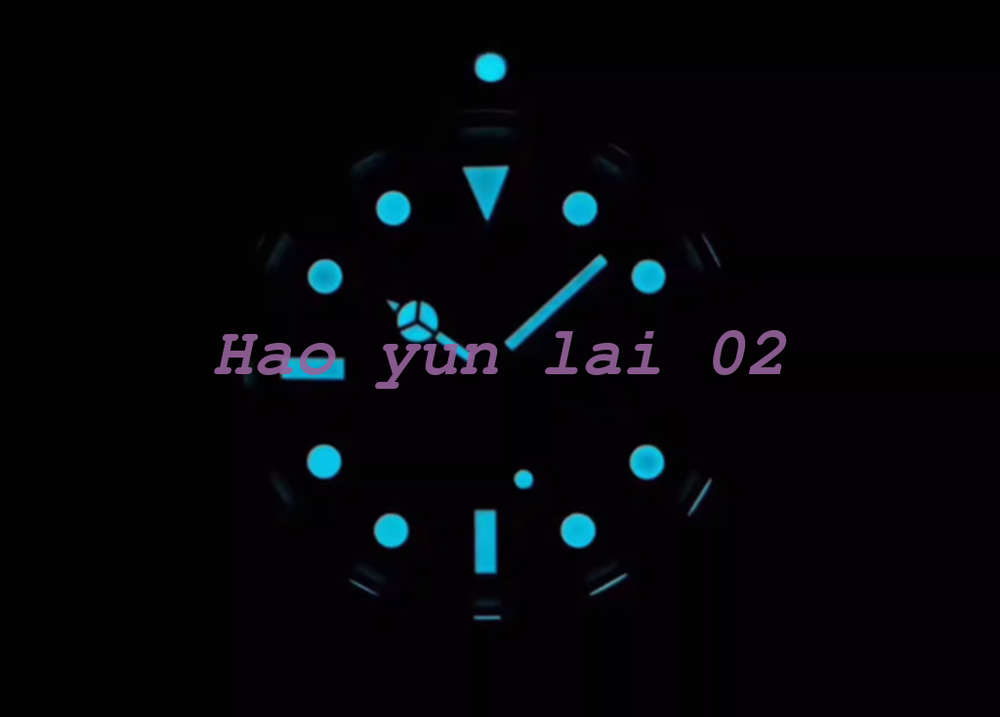 1PC 3135mm Watch black green water ghost dial for 2836 2824 3135 movement