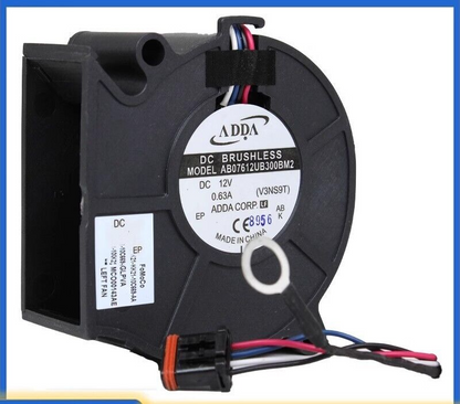 ADDA AB07612UB300BM2 12V 0.63A 7.7CM 4pin Turbo Blower Fan
