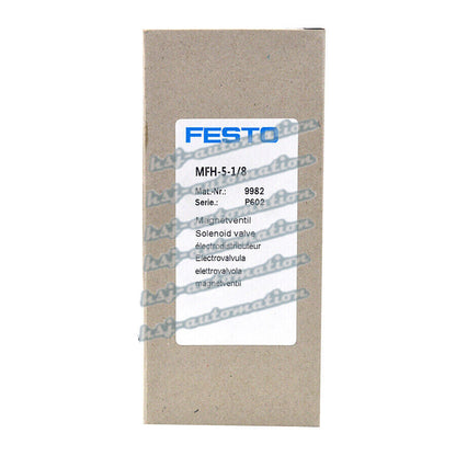 new Festo MFH-5-1/8 9982 Solenoid Valve One MFH51/8 - FESTO