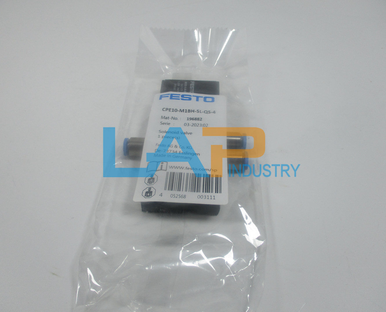 new 1PCS  For FESTO CPE10-M1BH-5L-QS-4 196882 Solenoid Valve