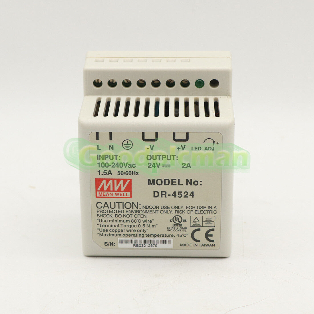 1Pcs Meanwell switching power supply DR-4524 /