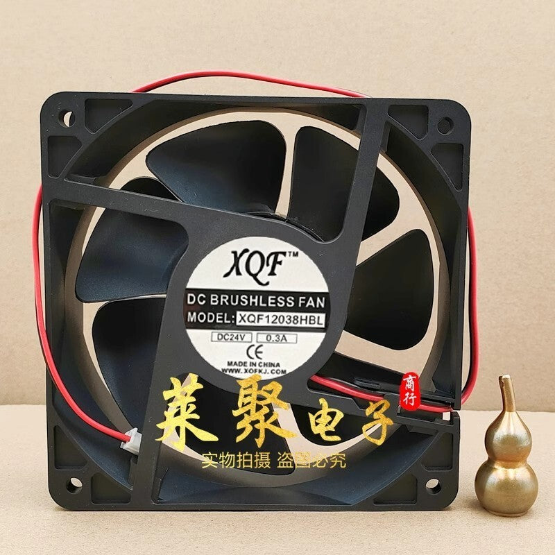 XQF XQF12038HBL 12038 DC24V 0.3A 12CM 2-Pin Inverter Cooling Fan