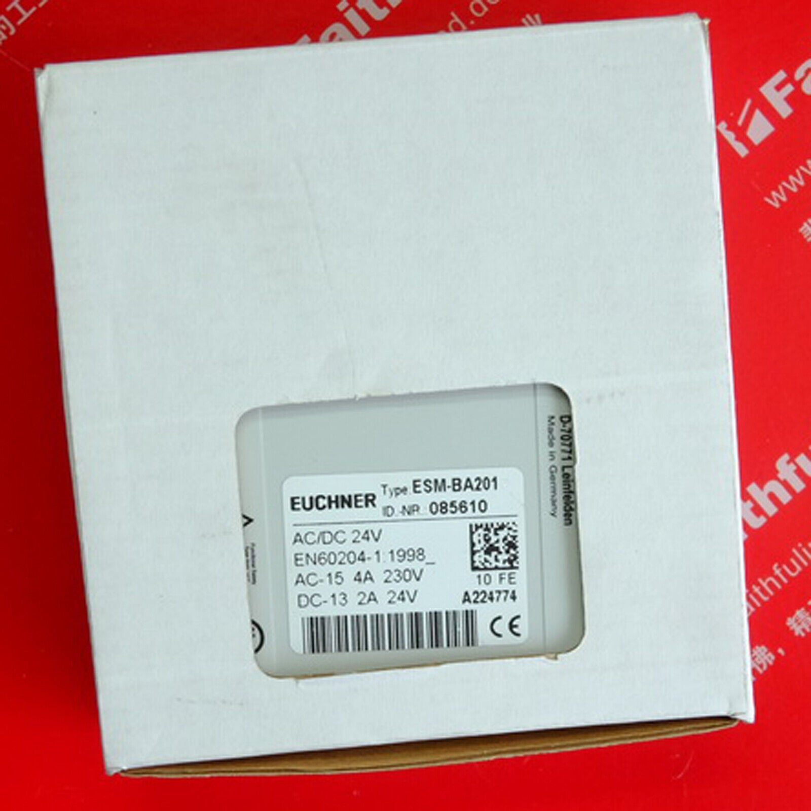 new 1PCS  FOR EUCHNER Safety relay ESM-BA201 24V FAST SHIP#XR