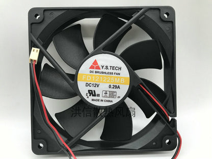 Y.S.TECH FD121225MB DC12V 0.29A 12025 120*25MM 12cm 2-wire cooling fan
