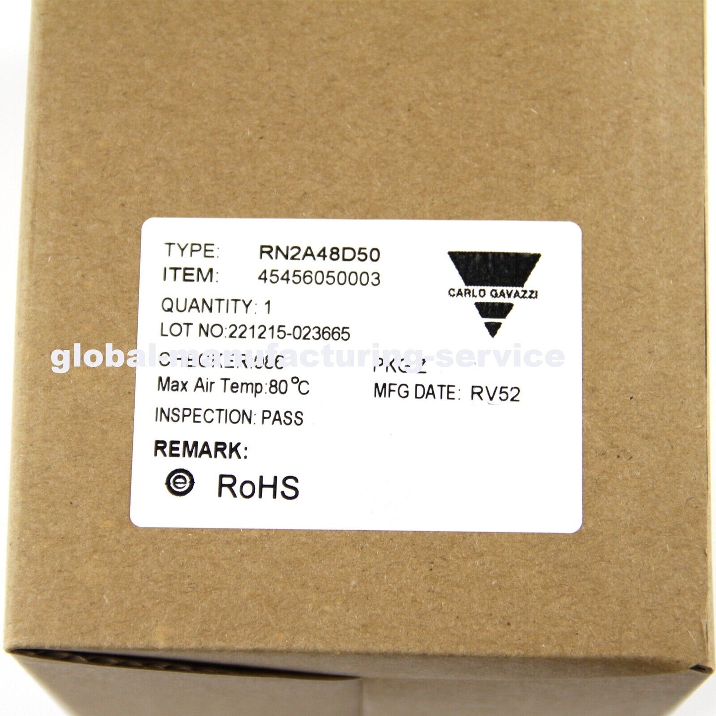 Carlo Gavazzi RN2A48D50 Solid State Relay DPST 50A DIN Rail 42VAC 530VAC - CARLO GAVAZZI