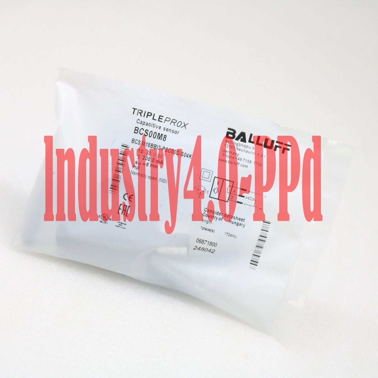 new 1pcs BALLUFF BCS M18BBI3-PSC80D-S04K capacitive sensor - BALLUFF