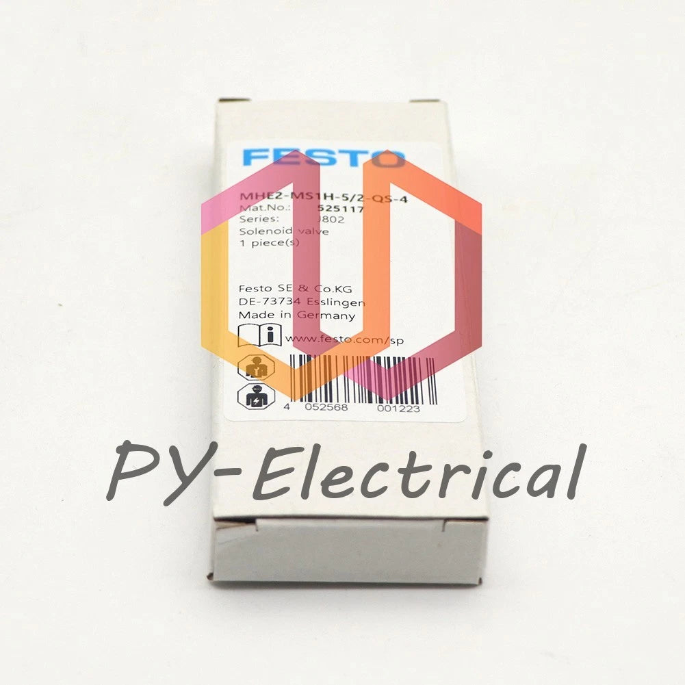 FESTO MHE2-MS1H-5/2-QS-4 525117 Solenoid Valve (1PCS)