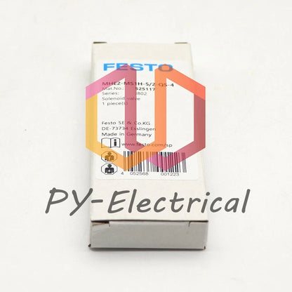 FESTO MHE2-MS1H-5/2-QS-4 525117 Solenoid Valve (1PCS)