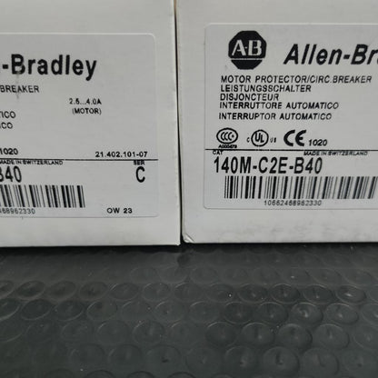 Allen-Bradley 140M-C2E-B40 Protector Circuit Breaker 2.5 - 4.0A - ALLEN-BRADLEY