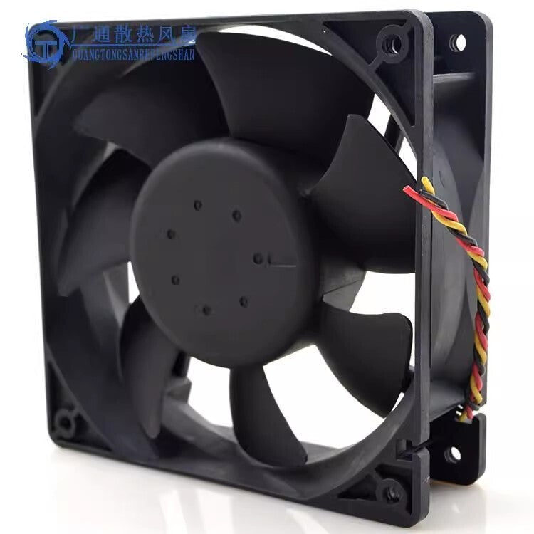 Delta AFB1212VHE 12038 DC12V 0.90A 12CM 3-Wire Dual Ball Cooling Fan