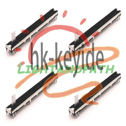 4pcs For Soundcraft EFX8 EPM12 75mm Dual Straight Slide Potentiometer Fader A10K