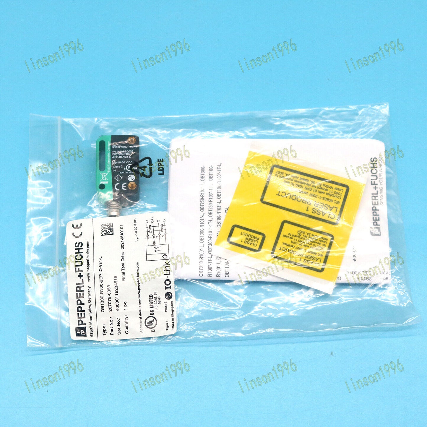 One Pepperl+Fuchs OBT300-R100-2EP-IO-V31-L 267075-0059 Sensor SHIP - PEPPERL+FUCHS