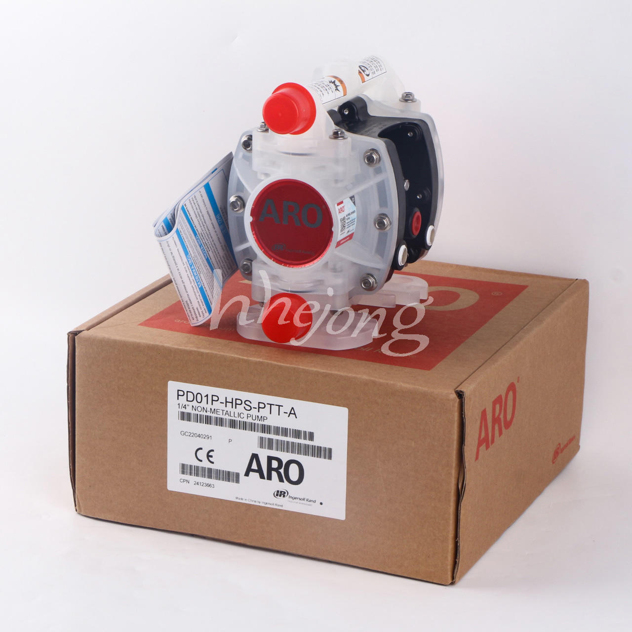 new 1PCS ARO INCH DOUBLE DIAPHRAGM PUMP PD01P-HPS-PTT-A - ARO INCH