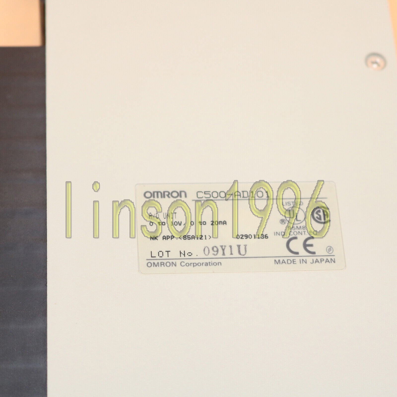 OMRON Module C500AD101, New in Box, 1-Year Warranty - OMRON
