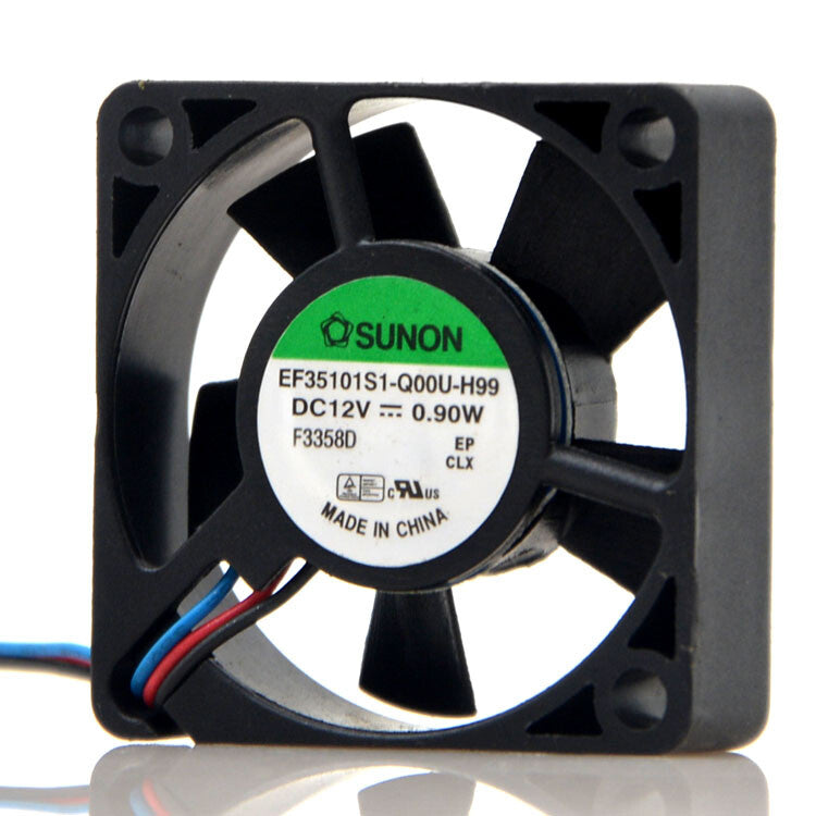 1pcs  SUNON EF35101S1-Q00U-H99 12V 0.90W 3510 3.5CM 3-wire cooling fan