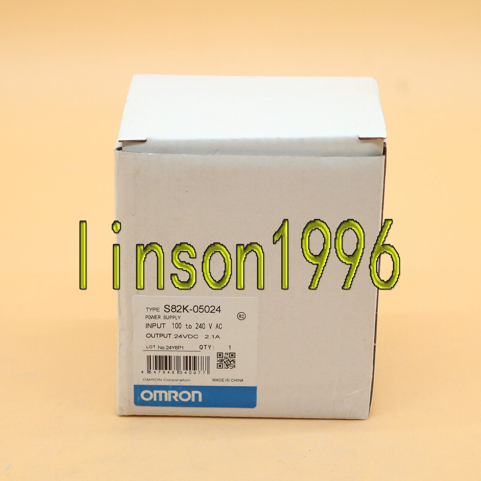 Omron S82K-05024 Switching Power Supply 24VDC - OMRON
