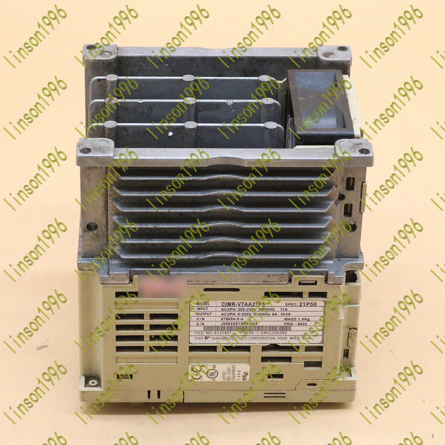 used Yaskawa CIMR-V7AA21P5 1.5KW 220V Fully Tested - YASKAWA