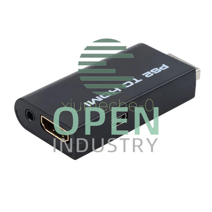 PS2 to HDMI Audio Video Cable AV Adapter Converter w/3.5mm Audio Output for HDTV