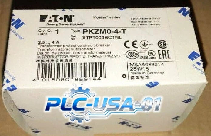 1PCS EATON MOELLER PKZM0-4-T Circuit Breaker 2.5-4A Fast delivery