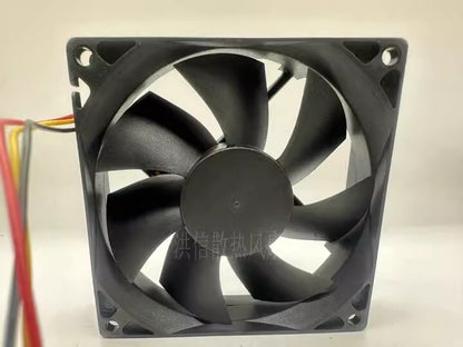 RUILIAN 9025 RDH9025B DC12V 0.23A 8CM 3-Wire Dual Ball Cooling Fan