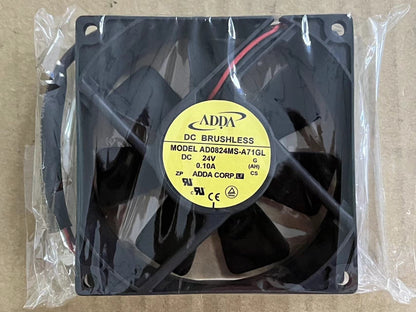new 1pc ADDA AD0824MS-A71GL FAN 8025 24V 0.10A 2pin