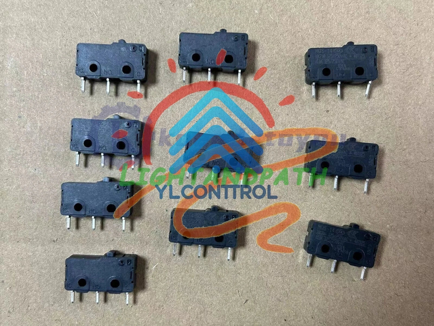 10pcs TONELUCK MQS-14 250V10.1A Micro Switch 3 pins