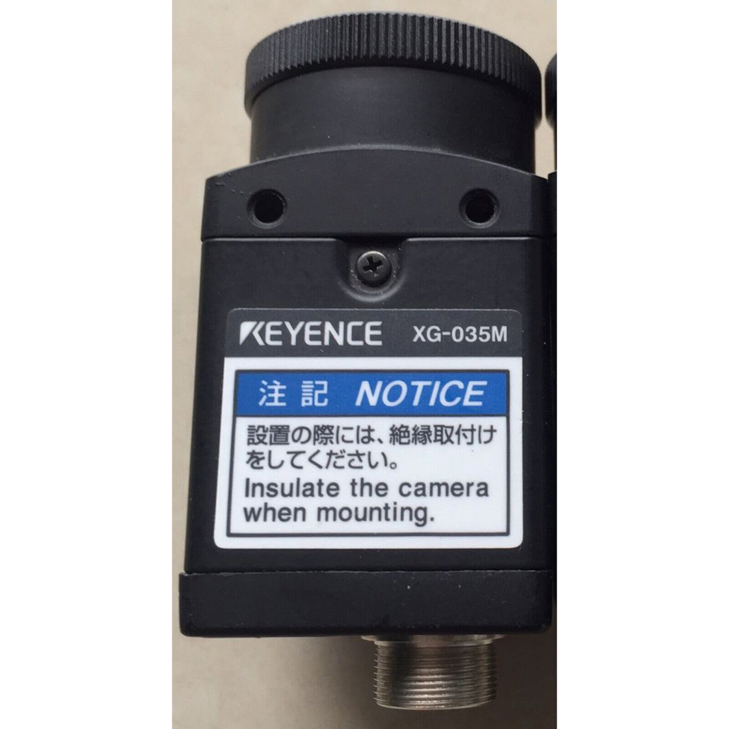 Used Keyence XG-035M Vision System Camera Lens - KEYENCE