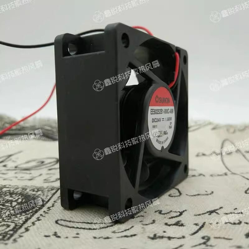 SUNON EE60252B1-000C-A99 6025 DC24V 1.68W 6CM 2-Wire Inverter Cooling Fan