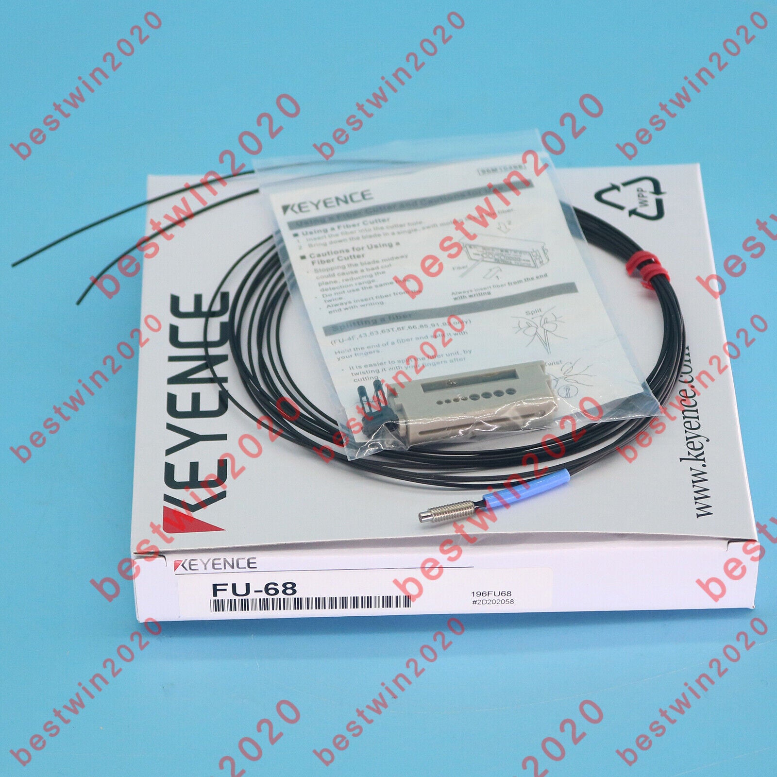 Keyence FU-68 Fibre Optic Sensor 1pc in Box Fast shipping - KEYENCE