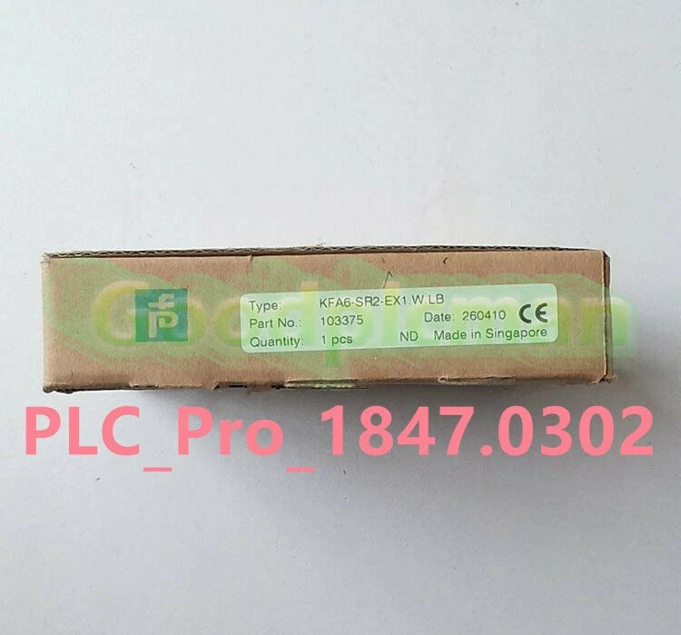1PCS PEPPERL+FUCHS KFA6-SR2-Ex1.W.LB Safety Barrier Safety Relay Fast ship