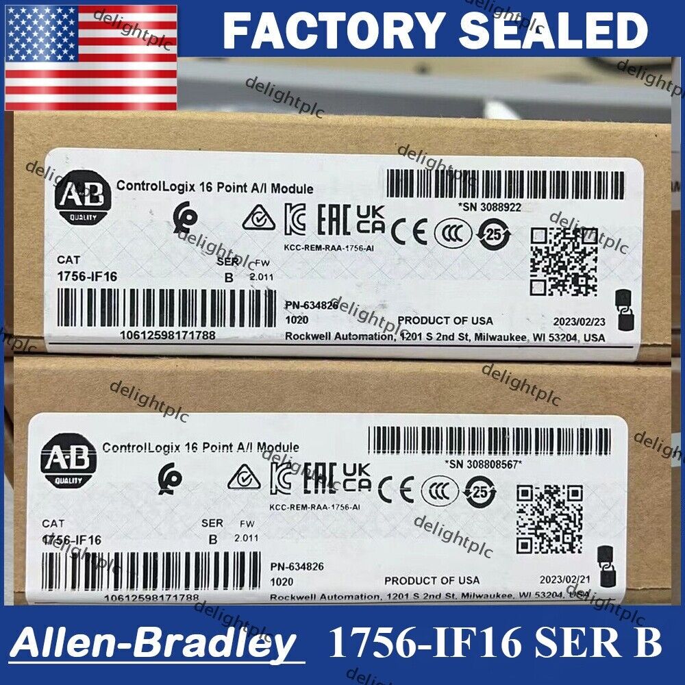 Allen-Bradley ControlLogix 16 Pt Input Module 1756IF16 - ALLEN-BRADLEY