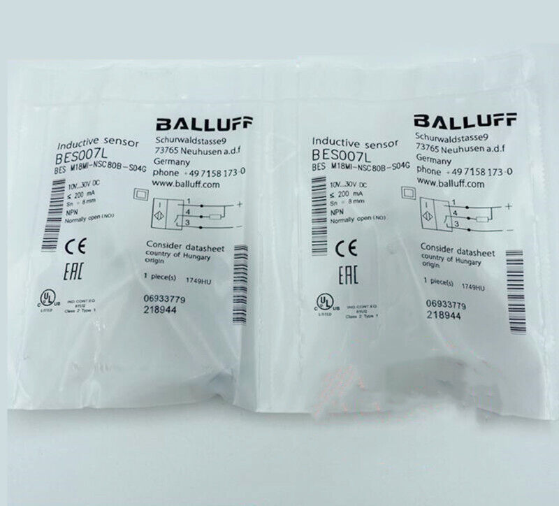 new  BALLUFF BES007L BES M18MI-NSC80B-S04G sensor BALLUFF