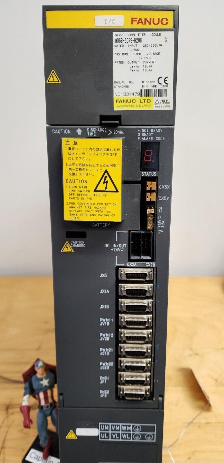 Used Amada Fanuc A06B-6079-H208 Tested Industrial Fanuc Machine - AMADA